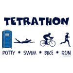 porta potty triathlete tetrathon women