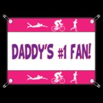 racebib Daddy s  1 Triathlon Fan pp