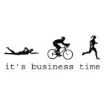 it s business time Triathlon Swim Bike Run Wo