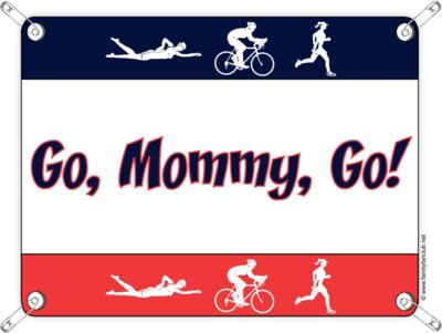 racebib Go Mommy Go Triathlon