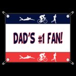 racebib Dad s  1 Triathlon Fan