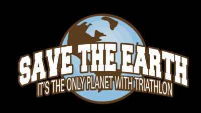 Save the earth the only planet with triathlon