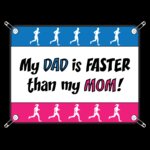 racebib my dad is faster than my mom