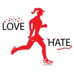 love hate with running women