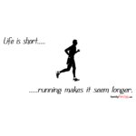 life is short running man