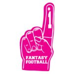 FantasyFootball FoamFinger Pink