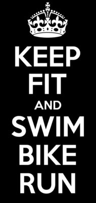 Keep Fit and Swim Bike Run Triathlon
