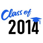Class of 2014 Graduation BW Blue 1