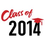 Class of 2014 Graduation BW Red 1