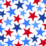 Digital Papers Celebrate America Lg Stars