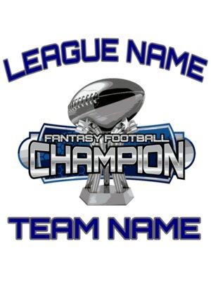 Fantasy Football Champion 1 Temp - Trophy