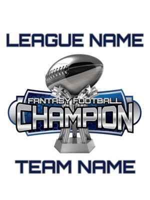 Fantasy Football Champion Template - Trophy 12-23