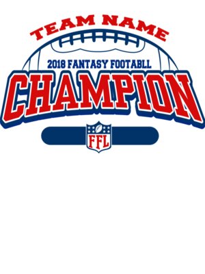 Fantasy Football Champion - Football Shield