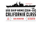 California Class Cruiser Custom Back