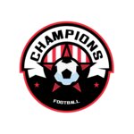 Champions Football logo template