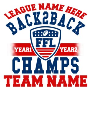 Back2Back Fantasy Football Champ