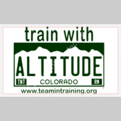 Train with Altitude - 3" x 5" Decal