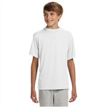 (S) Youth Shorts Sleeve Cooling Performance Crew Ligh Color Shirt
